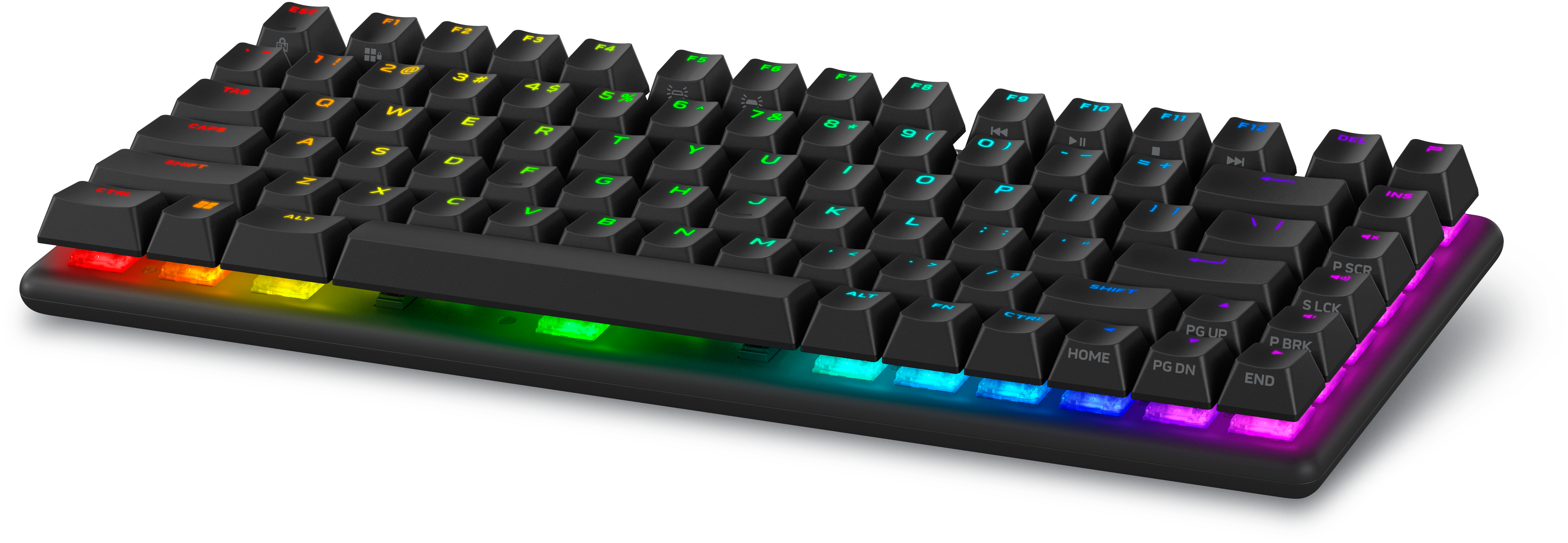 Dell Pro RGB Mech-Flat USB/2.4GHz BT5.1 QWERTY Black