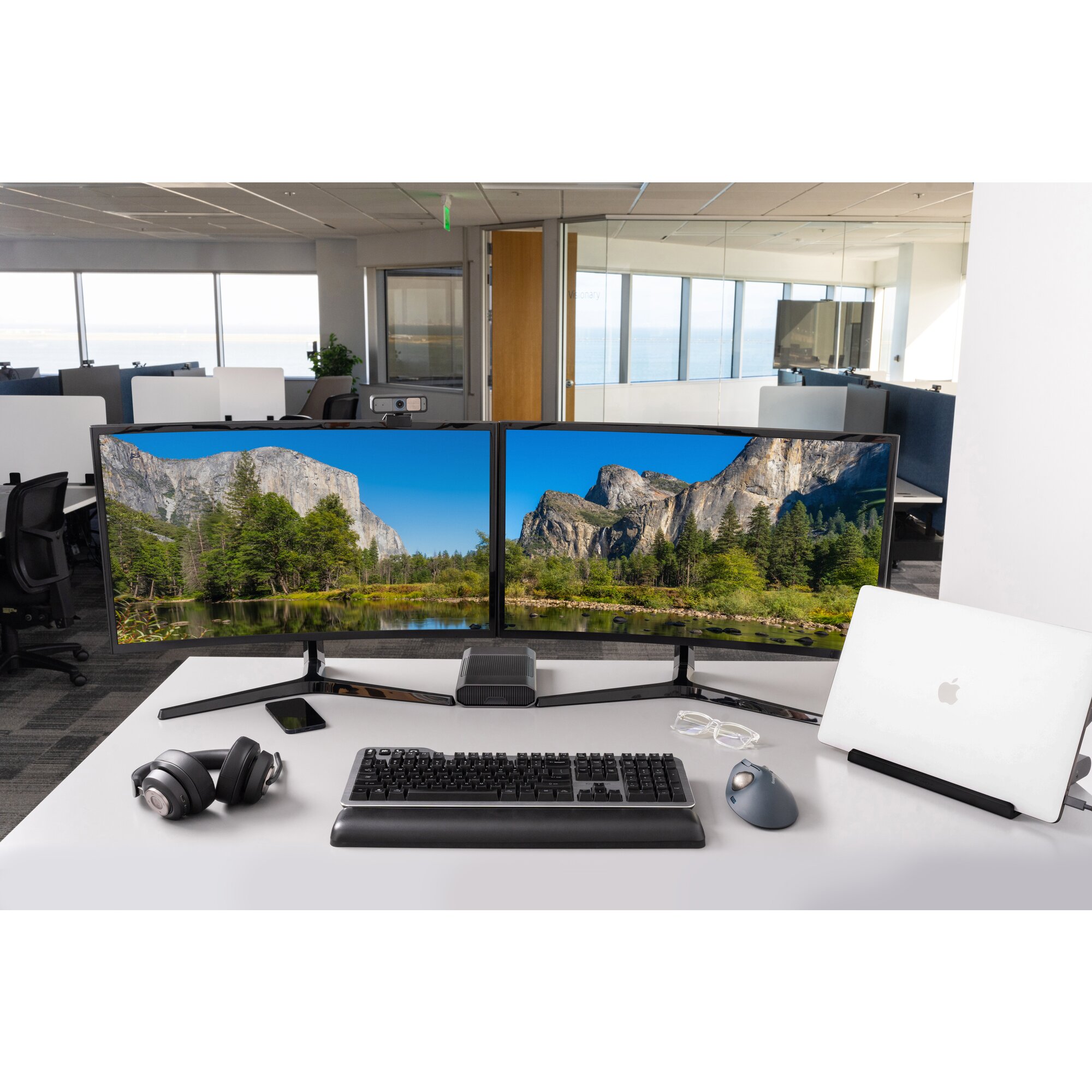 Kensington Pro Fit Ergo TB550 Trackball ergonomisch kabellos