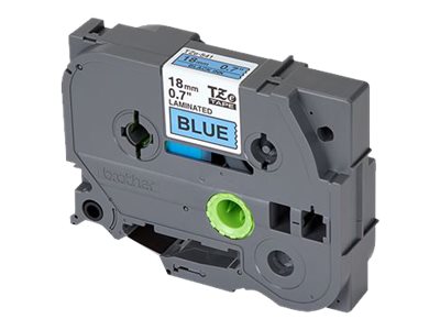 Brother TZe-541 18mm Schwarz auf Blau