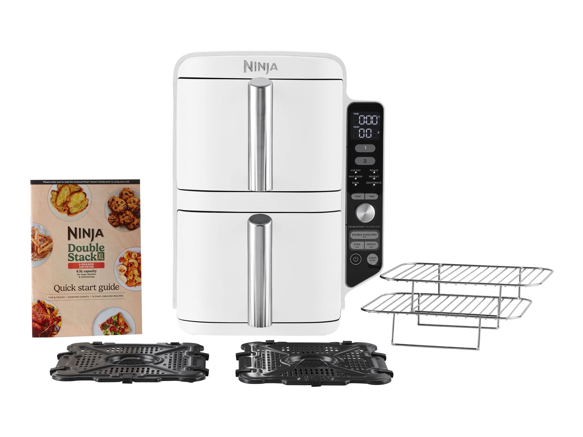Sharkclean Ninja DoubleStack SL400EUWH Heißluft-Fritteuse