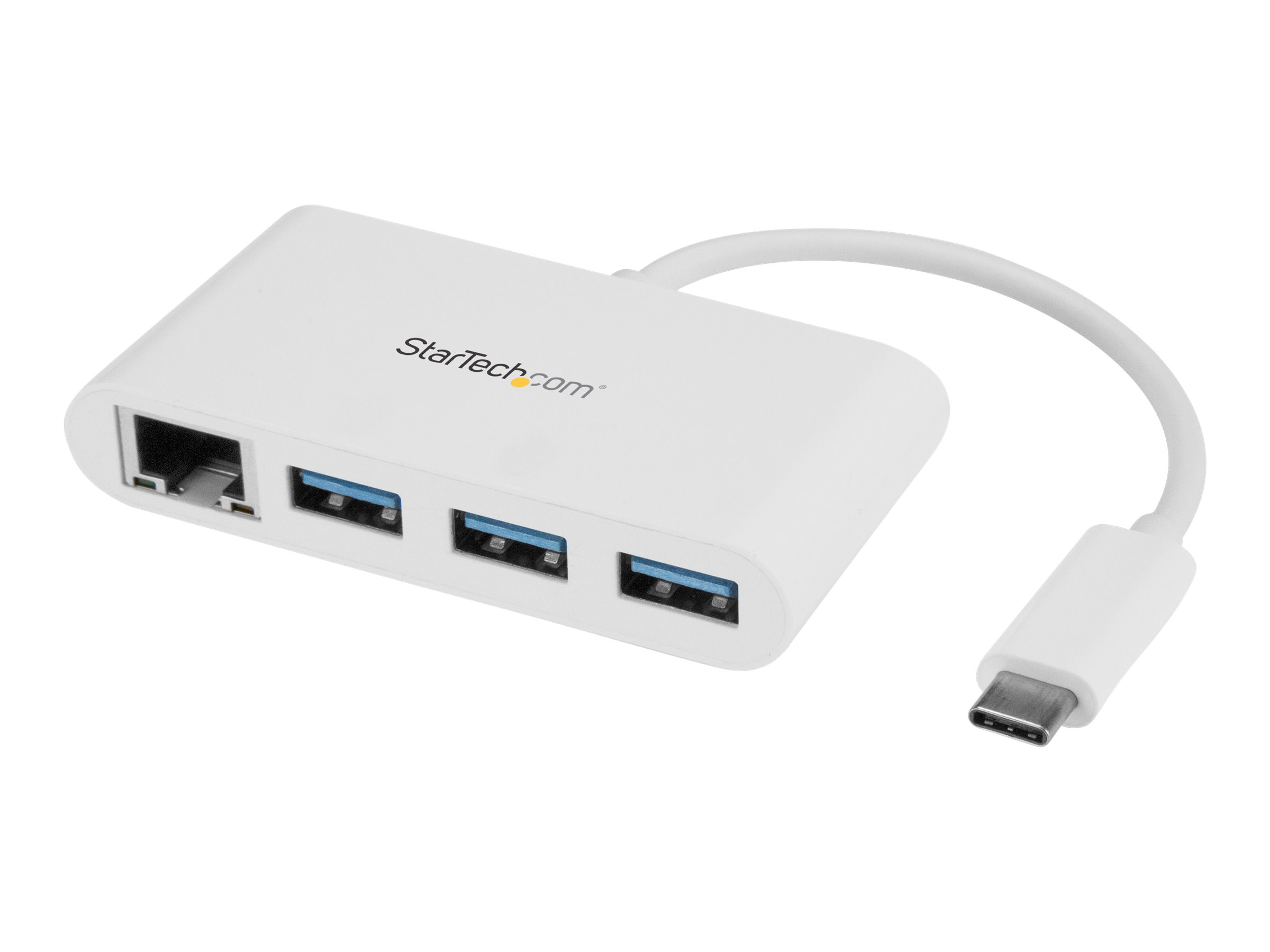 StarTech USB 3.0 Hub 3 Port USB-C mit Gigabit Ethernet