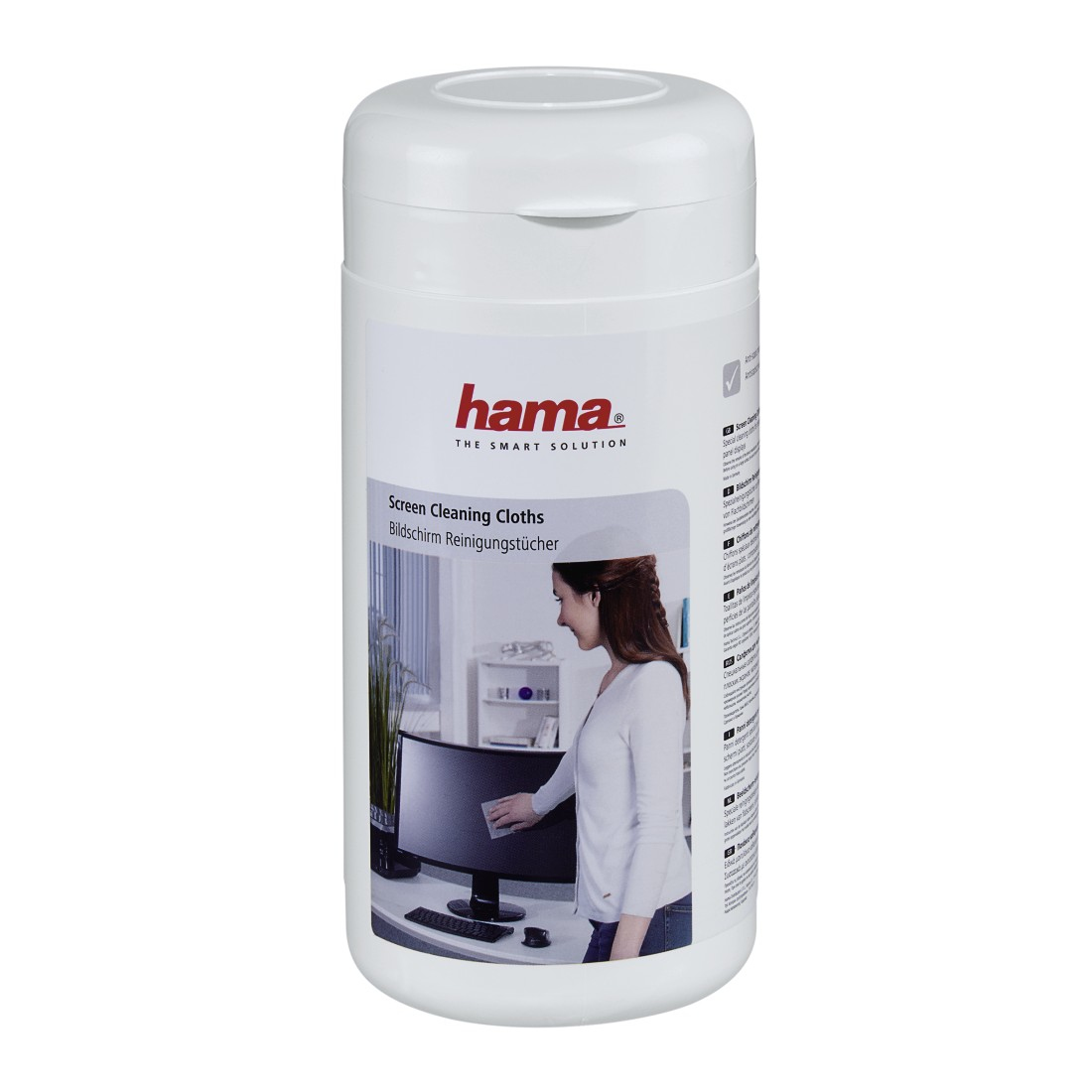 Hama Reinigungstücher weiß 100 Tücher