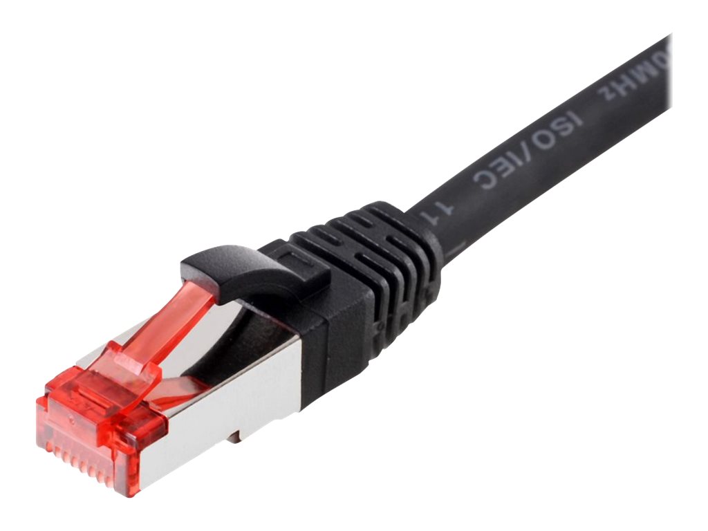 Helos Patchkabel Cat 6 S/FTP schwarz 30m