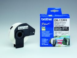 brother Etikettenrolle für Etikettendrucker DK11203 weiß, 17,0 x 87,0 mm, 1 x 300 Etiketten