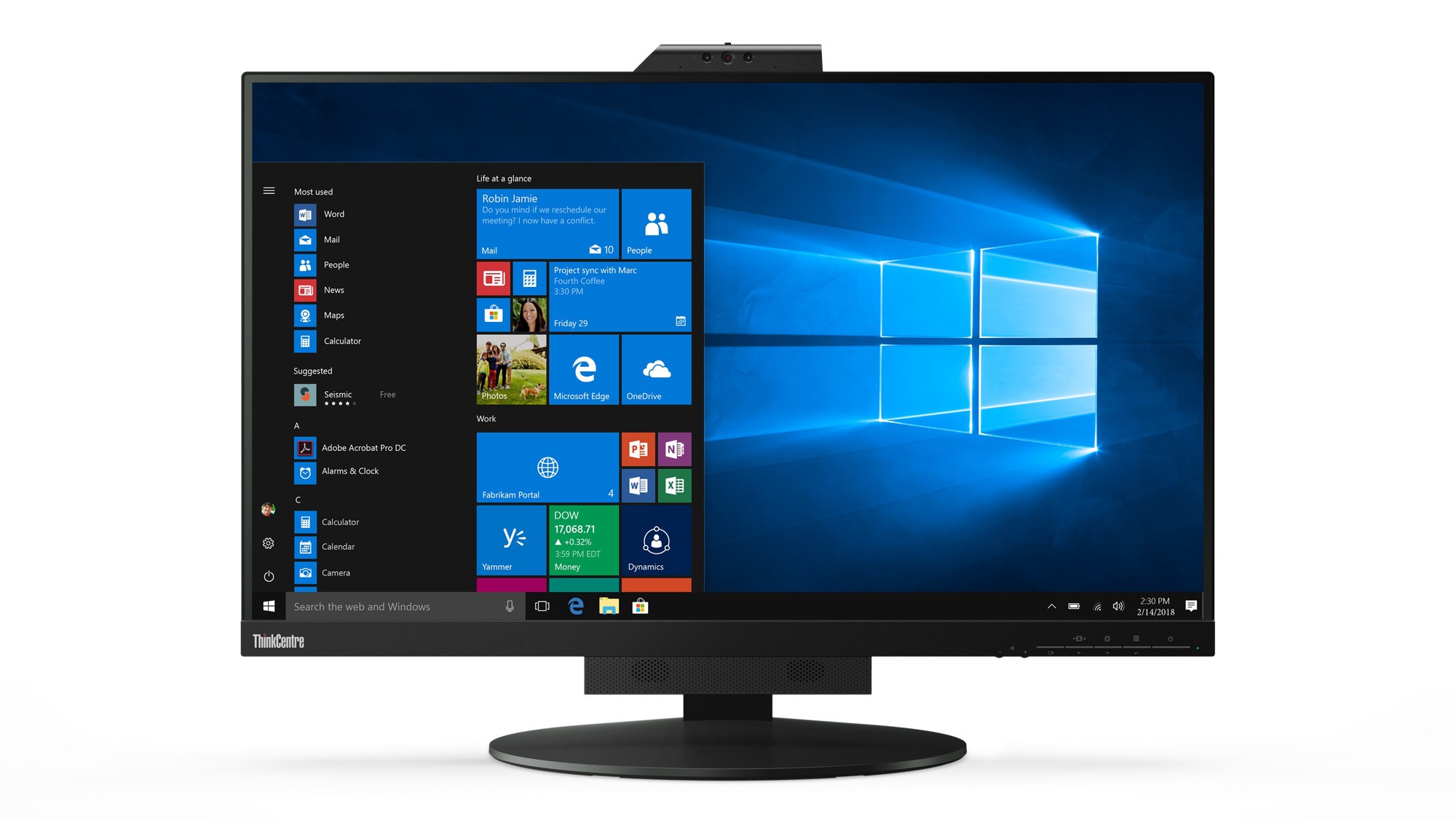 Lenovo ThinkCentre Tiny-in-One 27 LED-Monitor