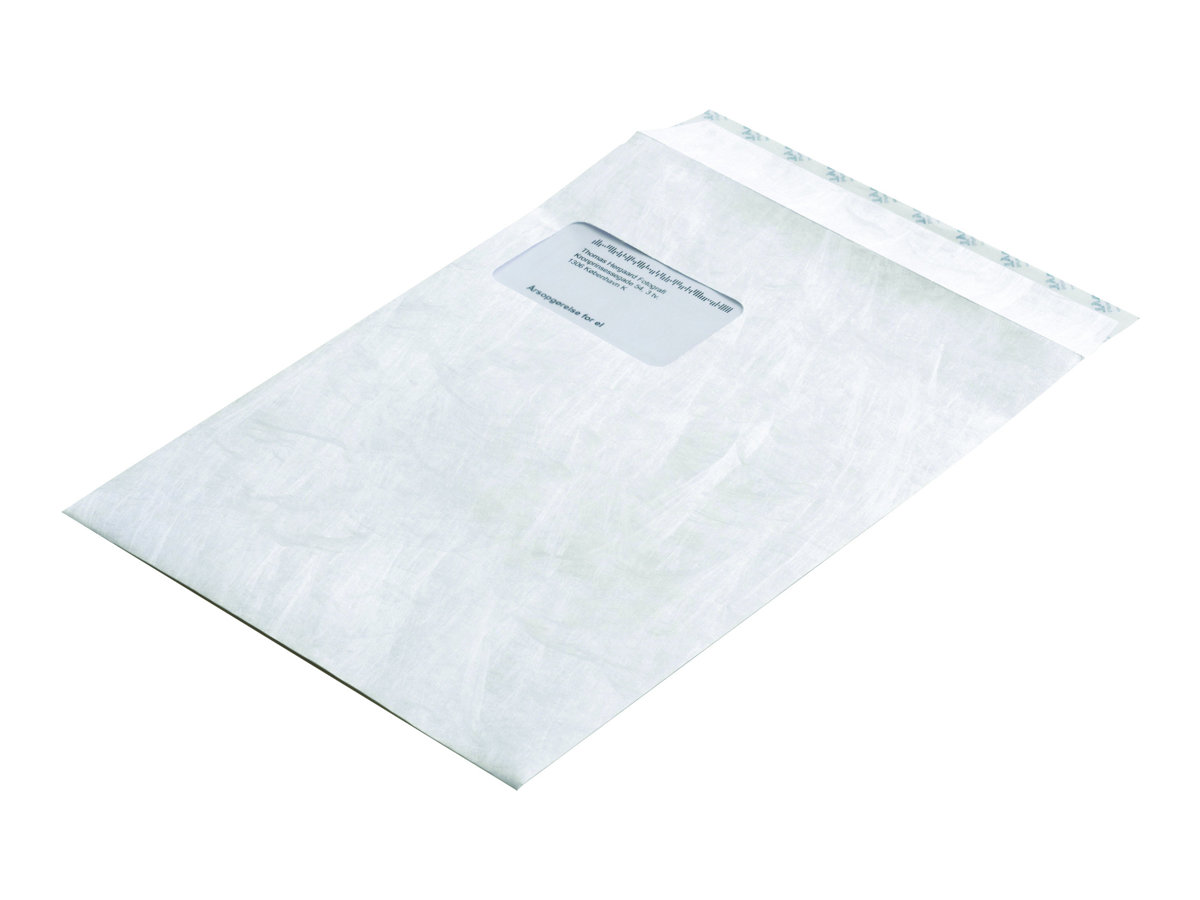 DuPont Tyvek Pocket DIN C4 mit Fenster weiß