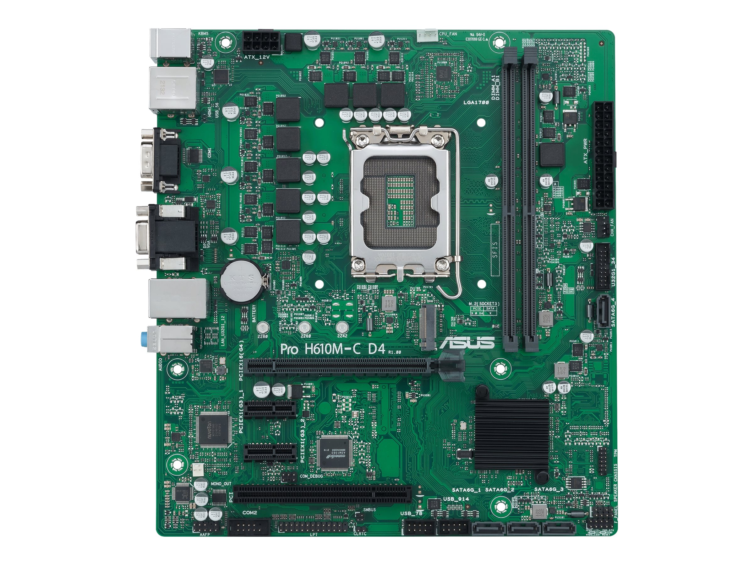 ASUS PRO H610M-C D4-CSM micro ATX LGA1700 H610