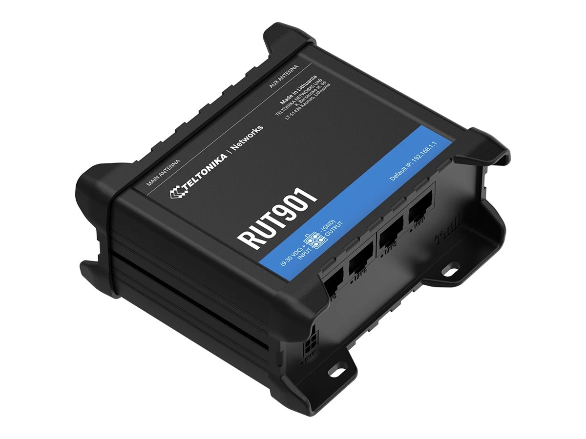 Teltonika RUT901 Cellular LTE Router 3-Port Switch