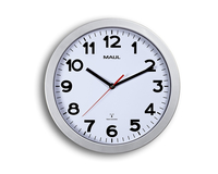 Maul MAULstep Wanduhr weiß