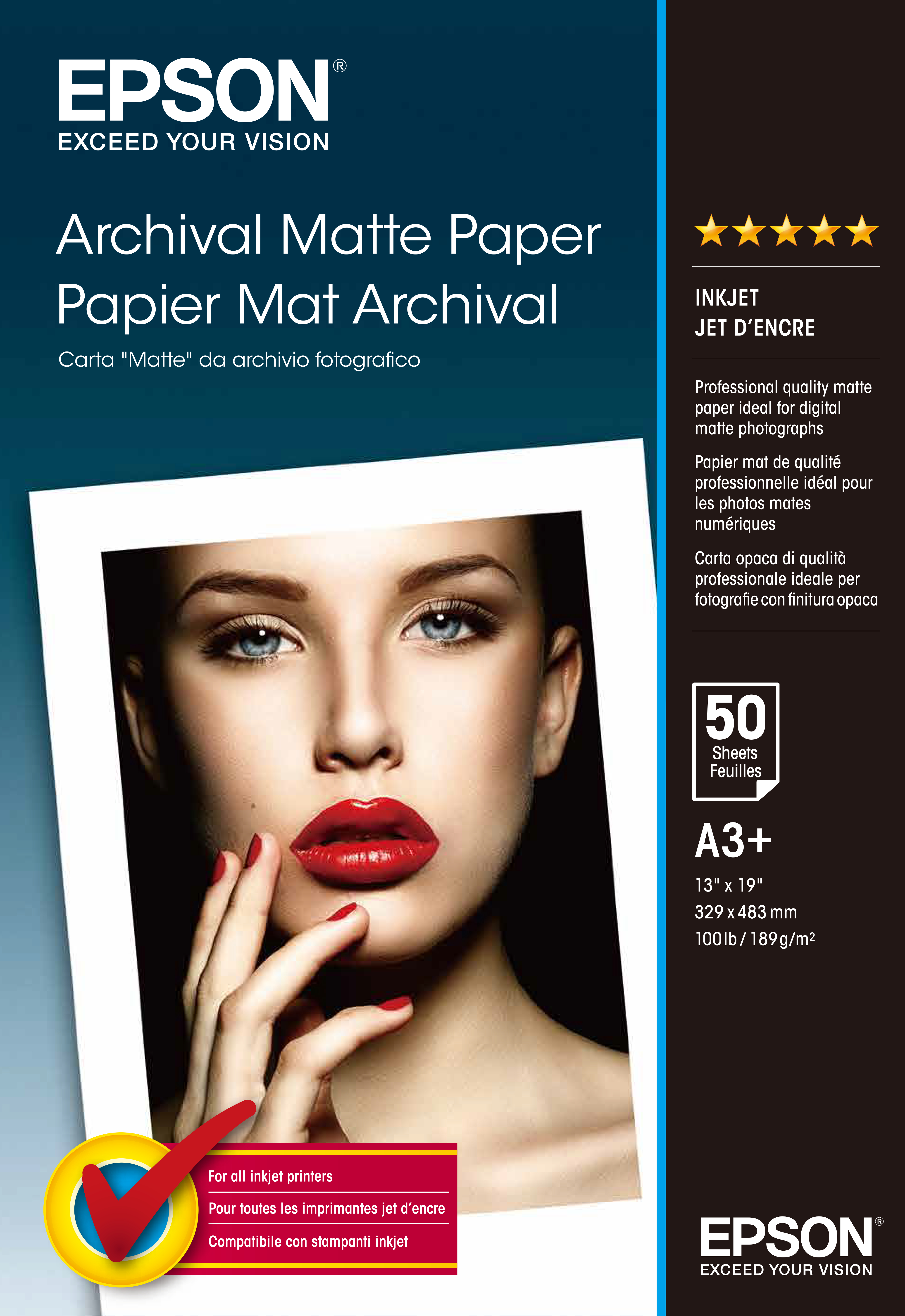 C13S041340 EPSON Archival Papier