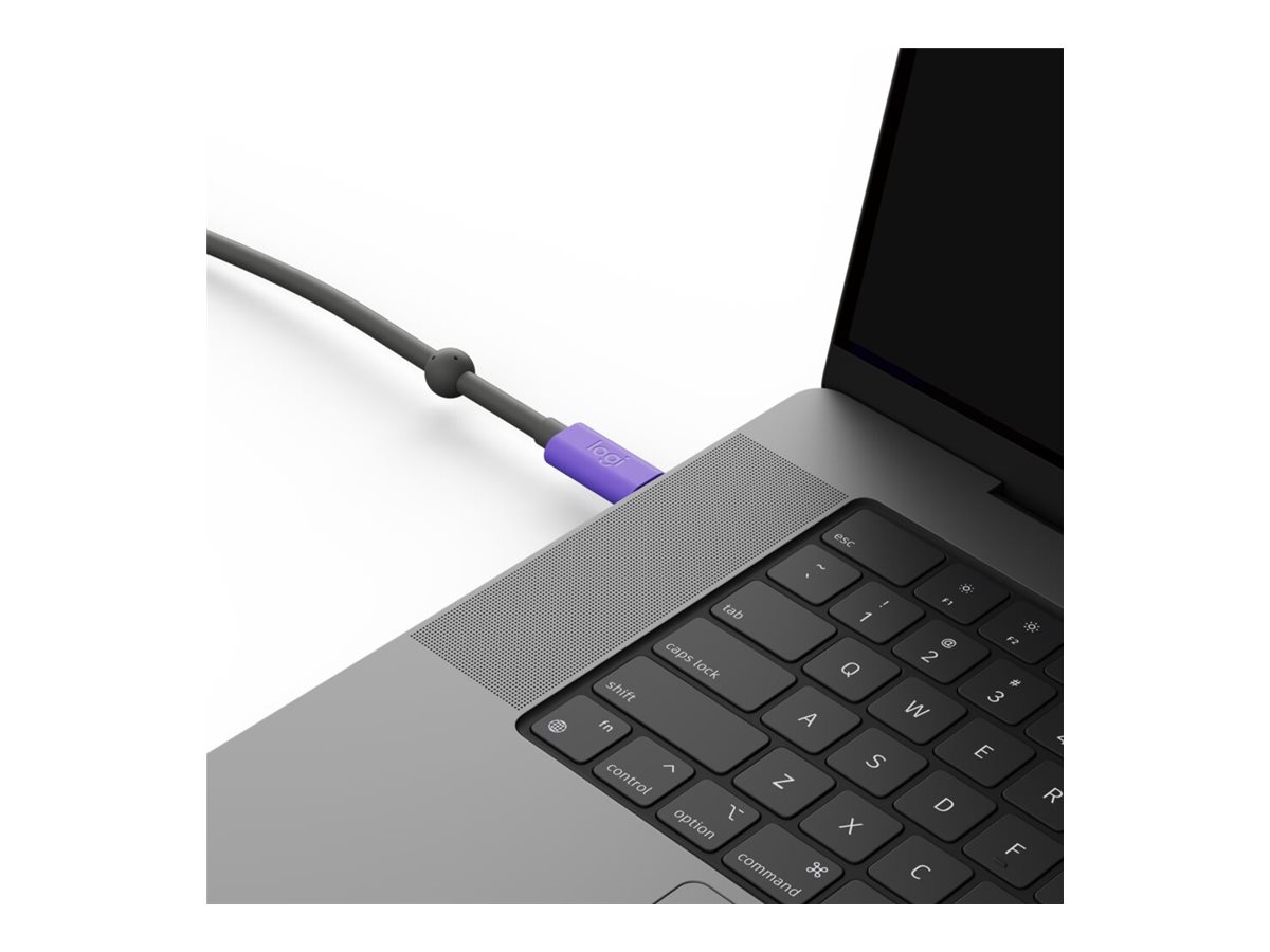 Logitech USB-Kabel USB-C zu USB-C 5m grau