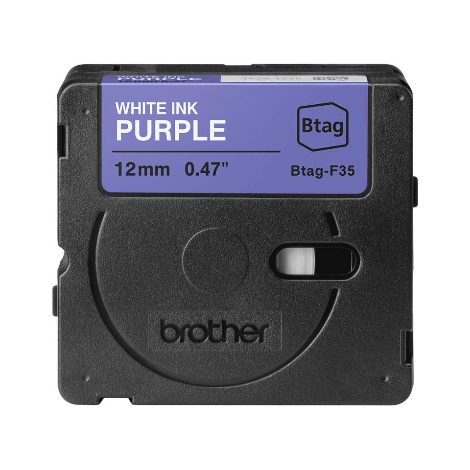 Brother BTAG-F35 Weiß auf Lila