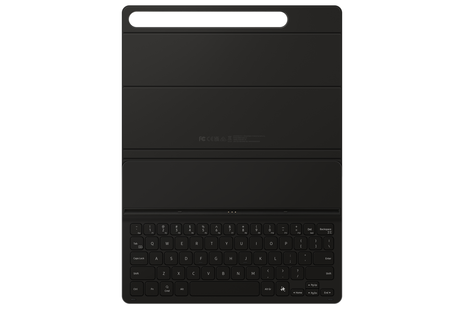 Keyboard Cover fuer Tab S9S9 FES10 FES10 Lite Black