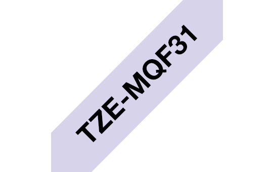 Brother TZe-MQF31 Schwarz auf Pastelllila