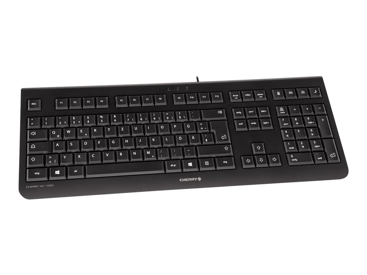 Cherry KC 1000 Tastatur Deutsch Schwarz
