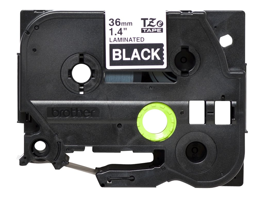 Brother TZe-365 Schriftband Weiß auf Schwarz