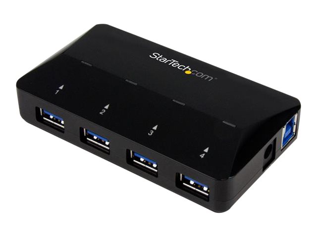 StarTech.com 4 Port USB 3.0 Hub mit dediziertem Ladeanschluss