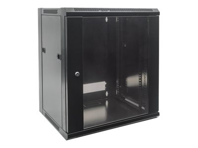 INTELLINET 48,3cm Wandverteiler 12HE 600mm tief 19 Zoll BxHxT 635 x 570 x 600 unmontiert schwarz