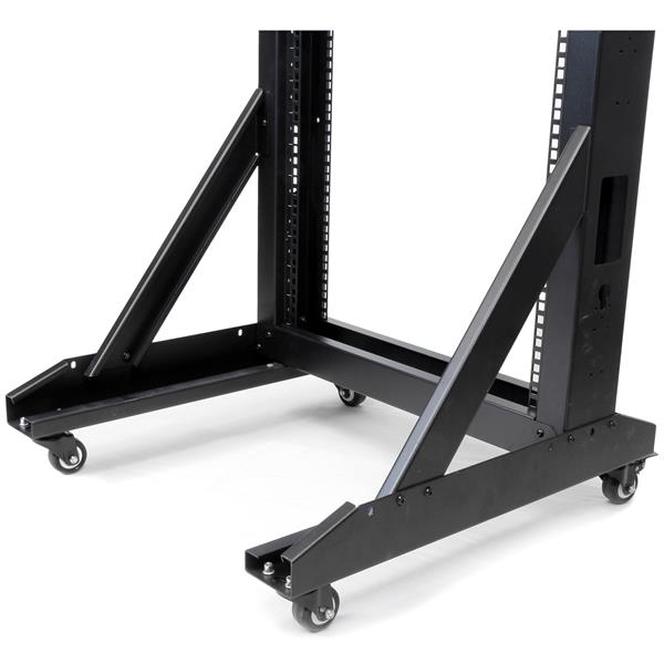 StarTech.com 2 Post Server Rack 42HE mit Rollen stabile Stahl konstruktion