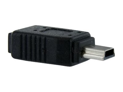 StarTech.com Micro USB auf Mini USB 2.0 Adapter Bu/St Schwarz