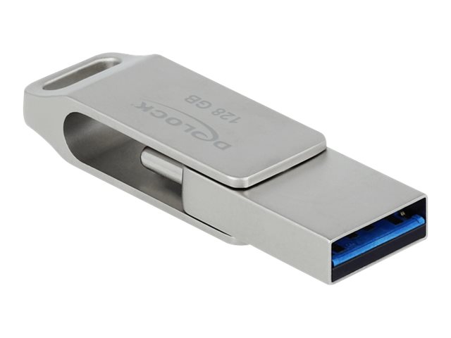 Delock USB-Flash-Laufwerk 128 GB USB 3.2 Metall