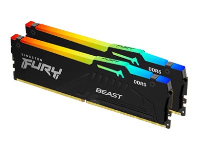 DIMM 32 GB DDR55600 2x 16 GB DualKit schwarz KF556C36BBEAK232 FURY Beast RGB INTEL XMP AMD EXPO