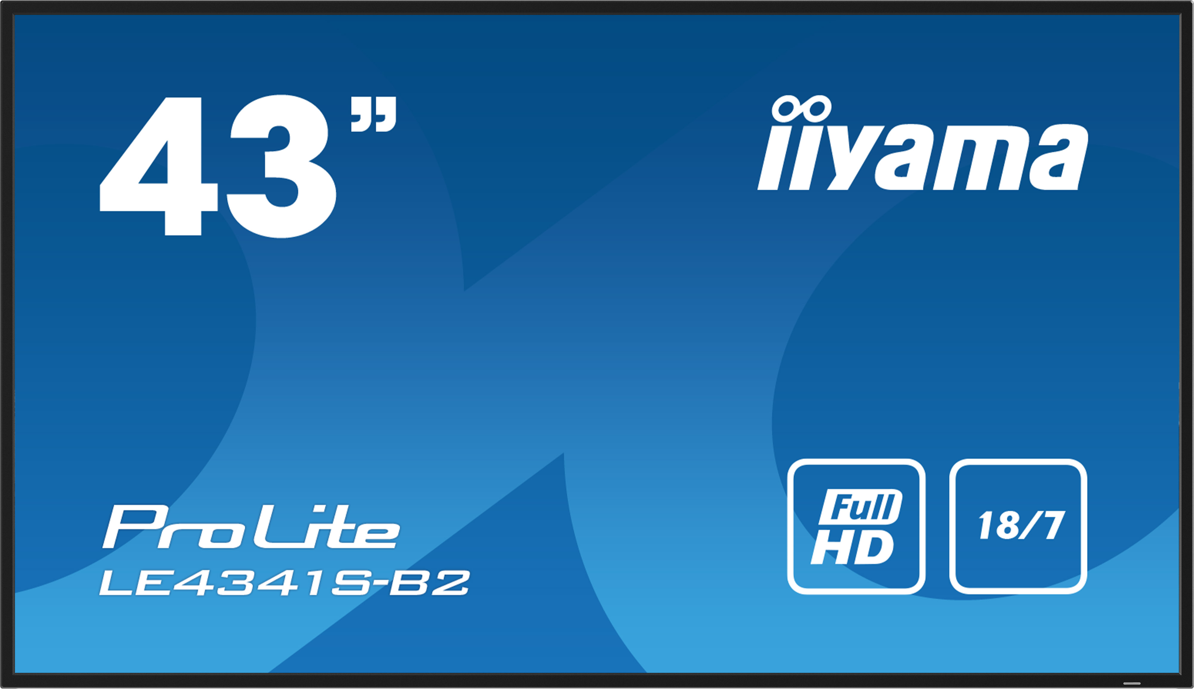 IIYAMA LE4341SB2 10922cm 43Zoll 1920x1080 IPS panel 1perc Haze 8ms Landscape mode Speakers 2x 10W VGA 3x HDMI 350cdm Media Play