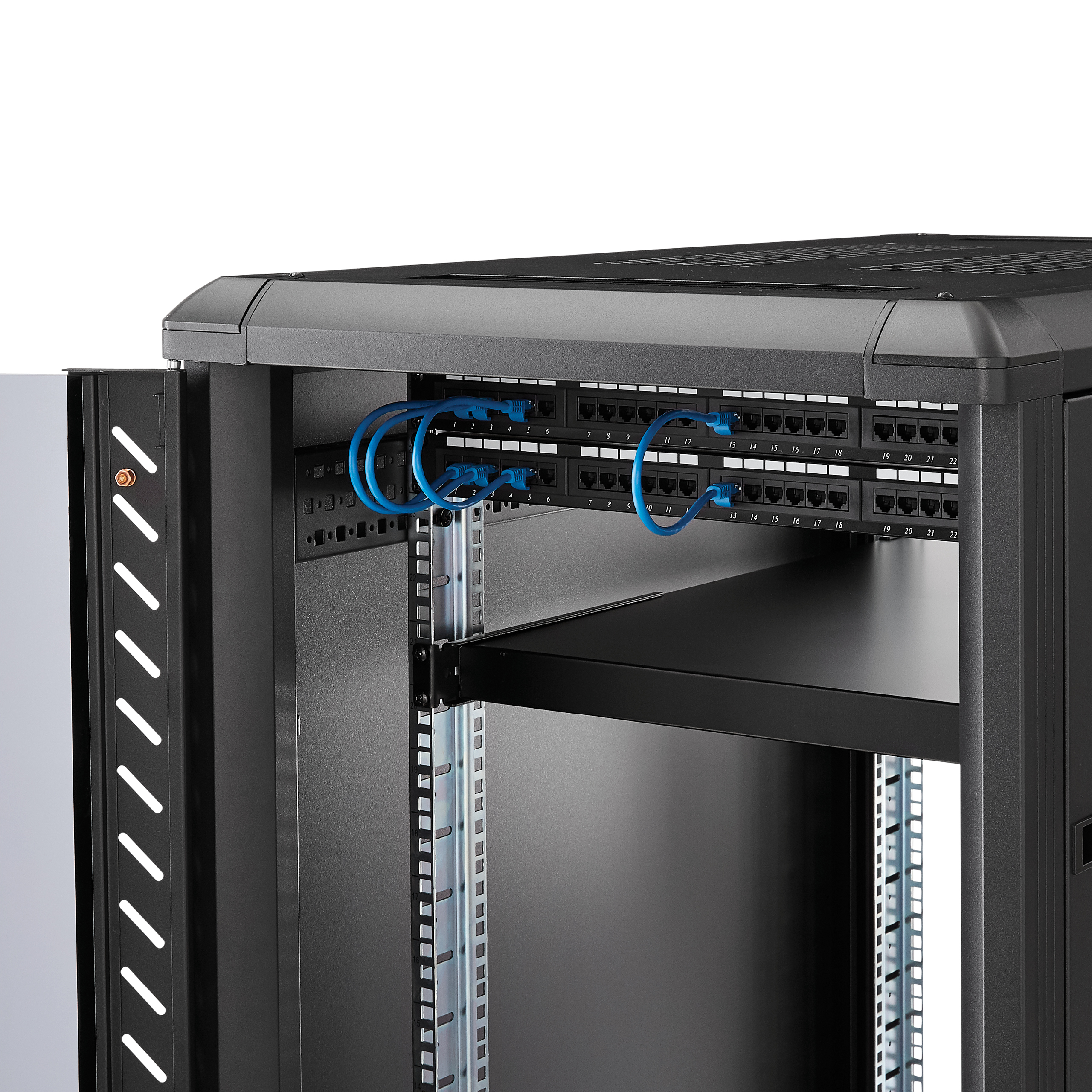 StarTech 1U Schwerlast Fachboden verstellbar 19 Zoll