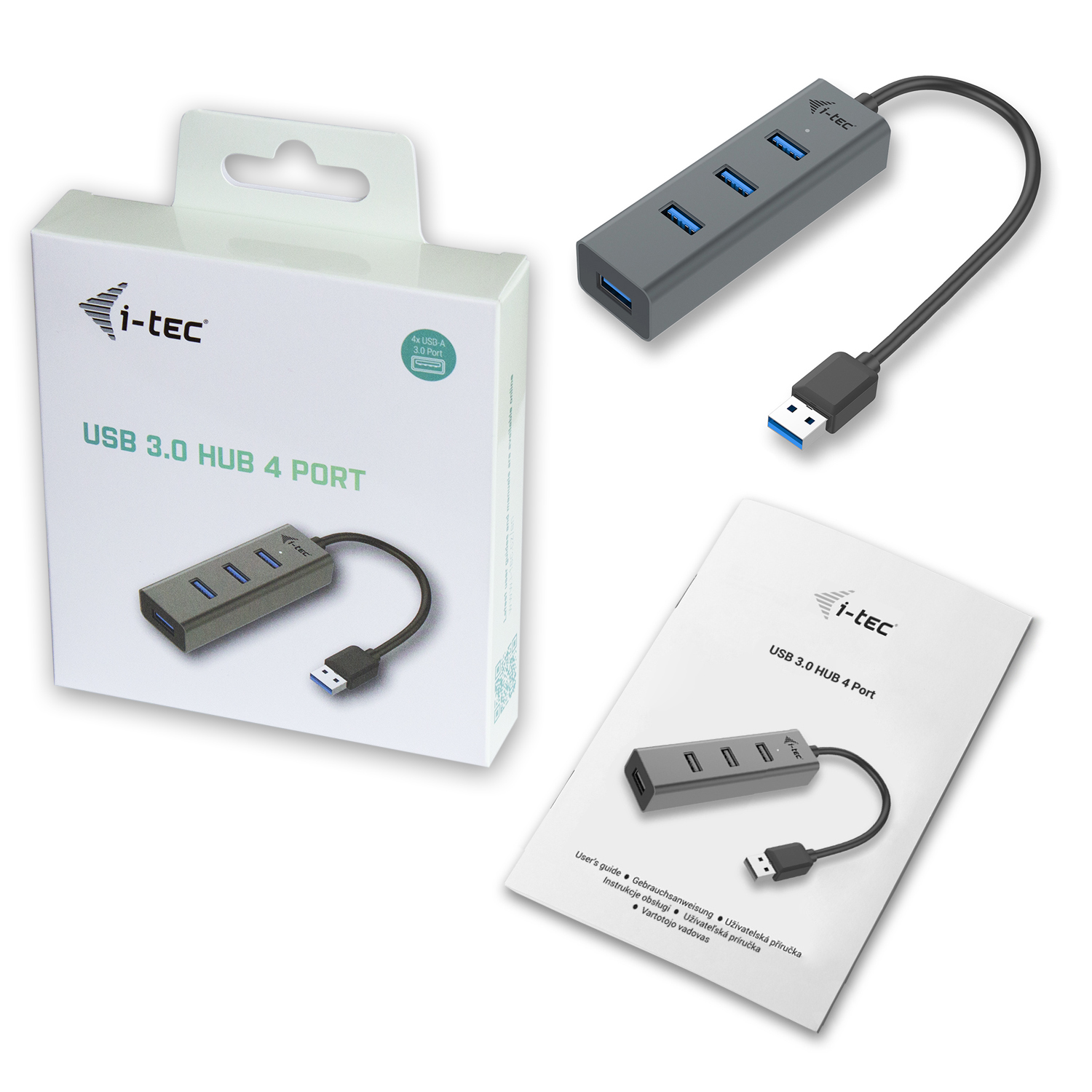 i-tec USB 3.0 Metal Hub 4-Port