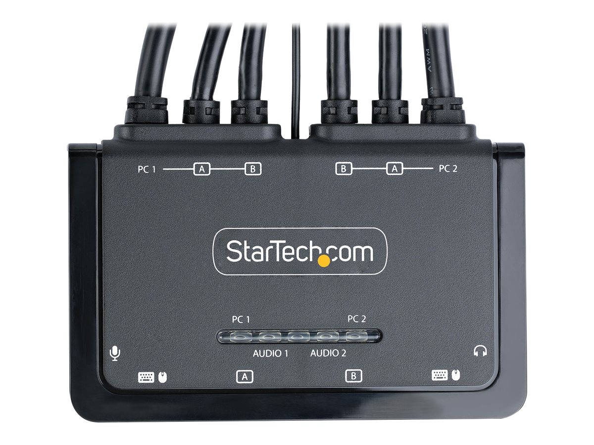 StarTech.com 2-Port Dual Monitor HDMI KVM Switch 4K 60Hz