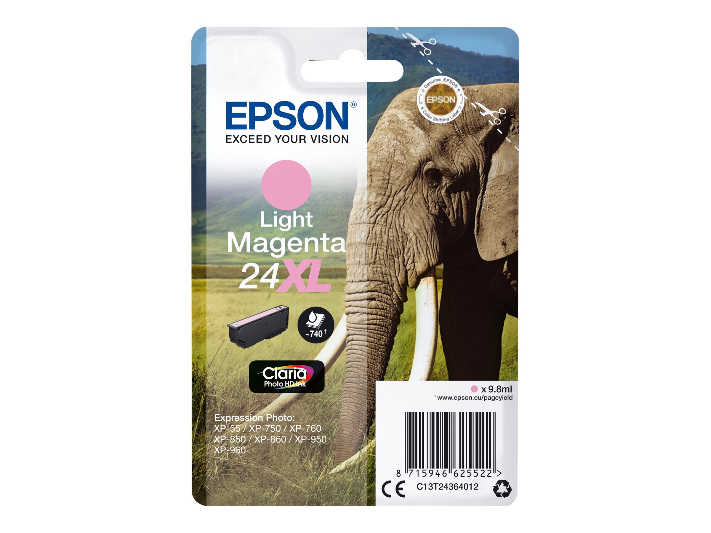 EPSON 24XL T2436XL light magenta Druckerpatrone