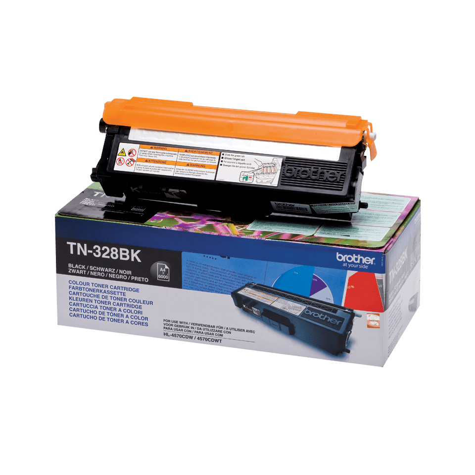 Brother TN-328BK Tonerpatrone Schwarz