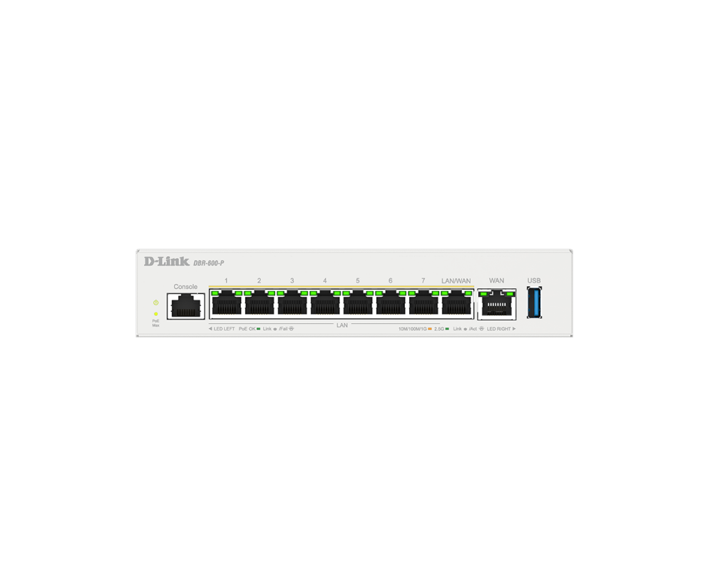DLINK DBR600P Business PoE DualWAN VPN Router