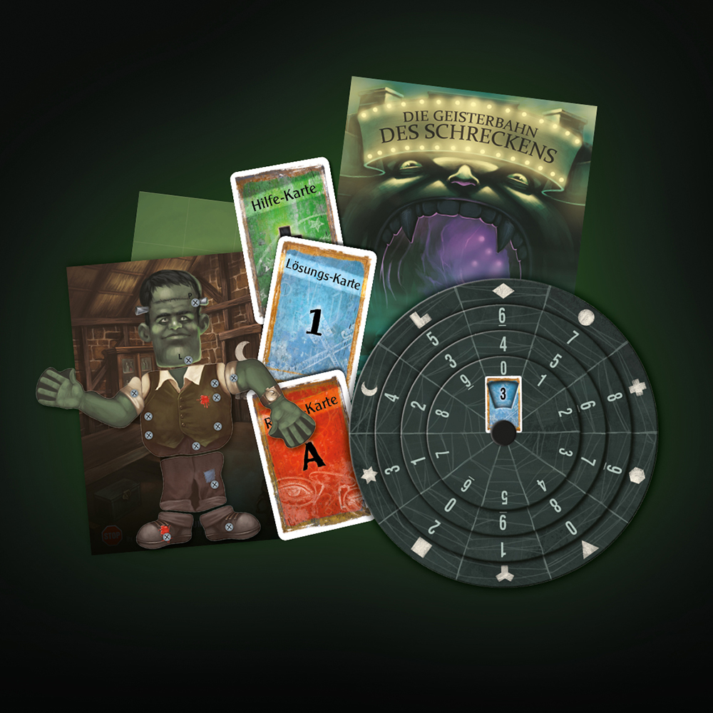 Kosmos EXIT Die Geisterbahn des Schreckens Brettspiel 45 min Familienspiel
