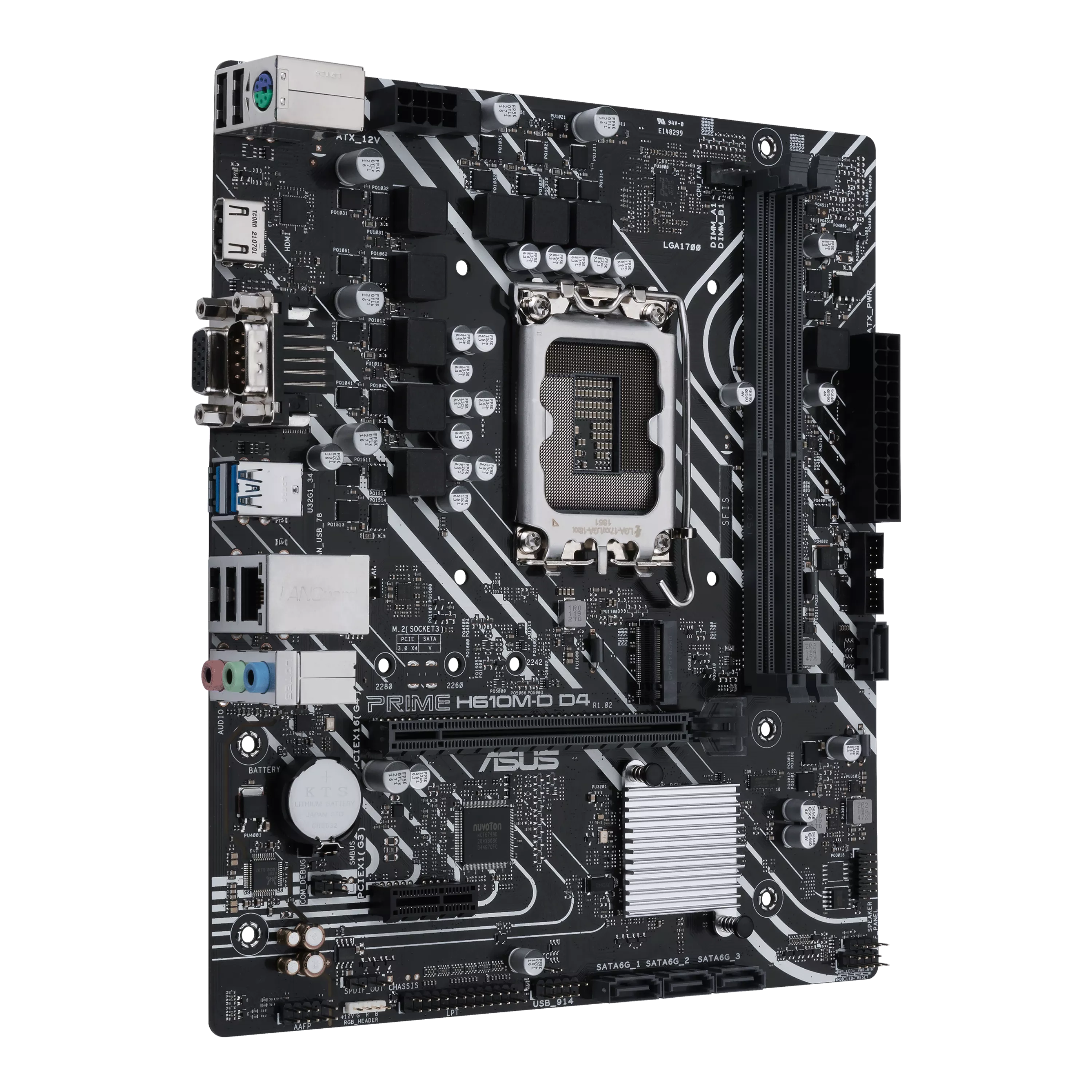 ASUS PRIME H610M-D D4 Motherboard