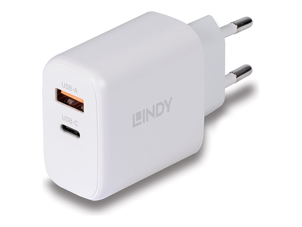 LINDY 65W USB Type C GaN Charger mit EUStecker