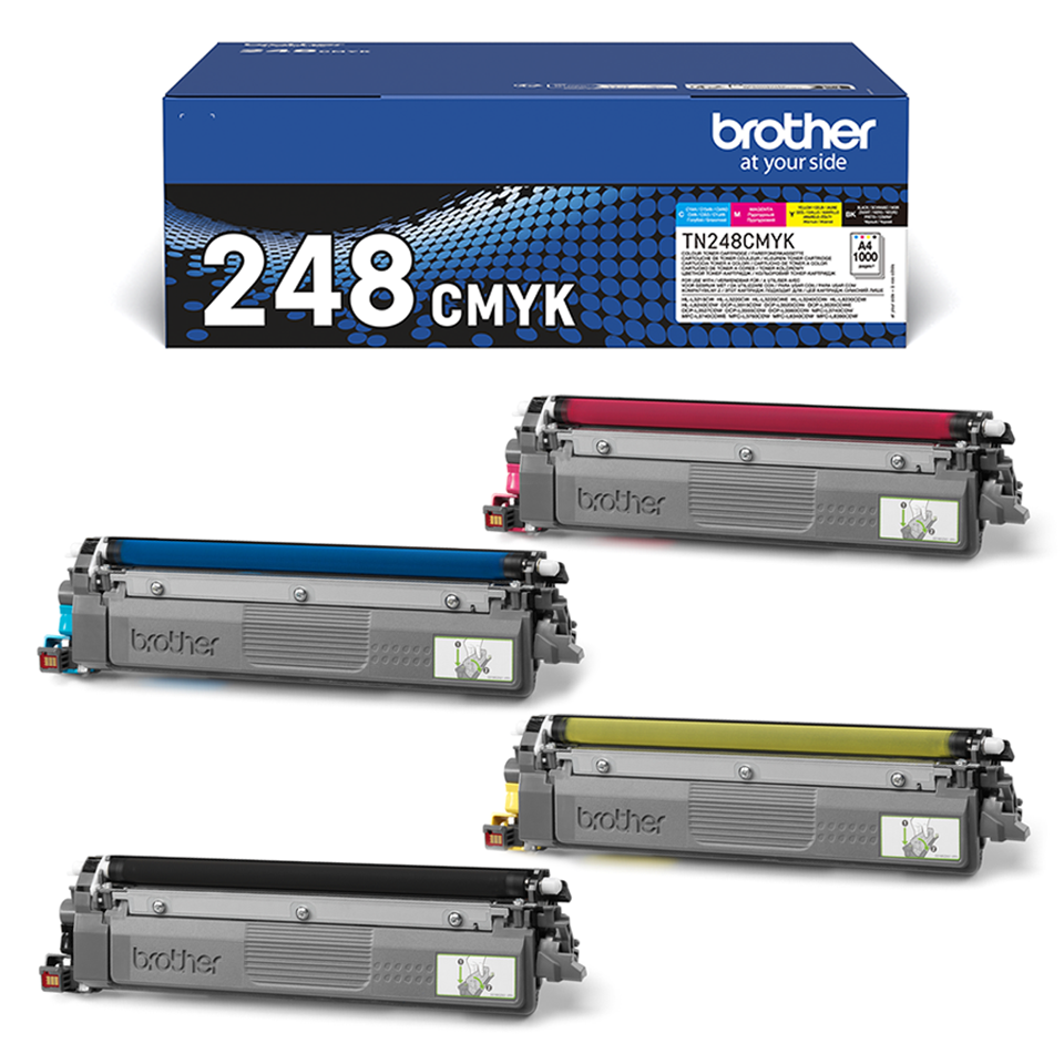 Brother TN248VAL Multipack Schwarz-Gelb-Cyan-Magenta