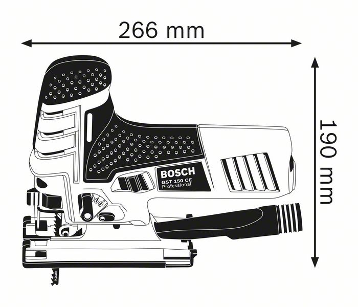 Bosch GST 150 CE Professional Stichsäge