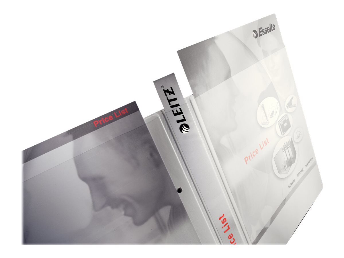 Esselte Leitz Präsentationsringbuch 4‑Ringe 4,4 cm Weiß