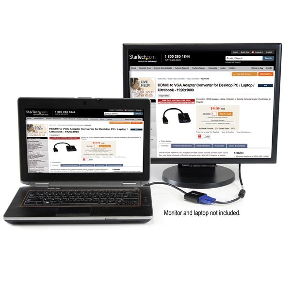 StarTech HDMI-VGA Video Adapter 1920x1080