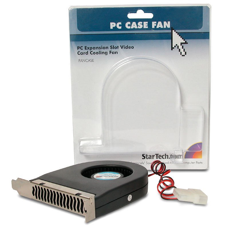 StarTech.com Slotblech Gehäuselüfter 4-Pin LP4-Molex