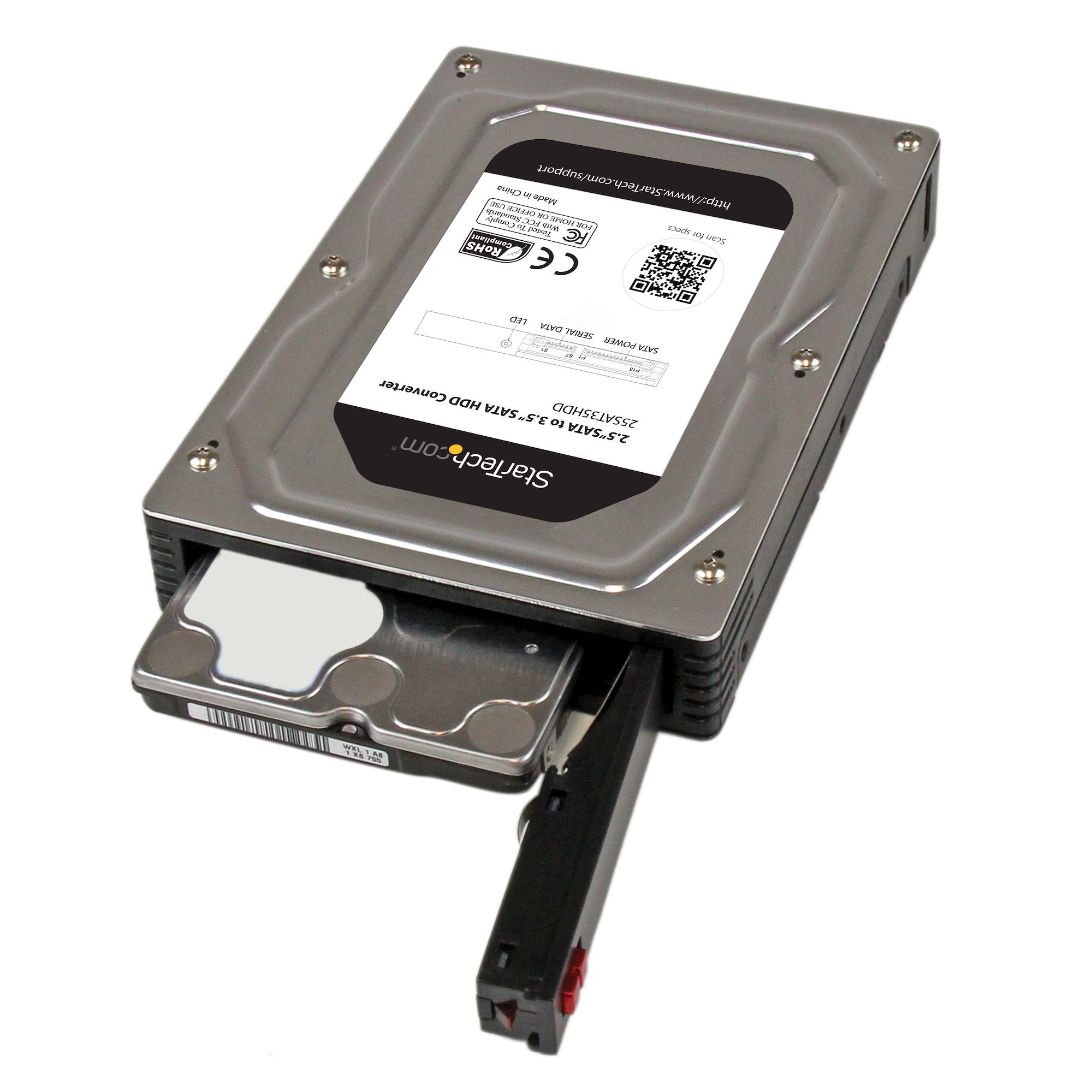 StarTech.com 25SAT35HDD Aluminium SATA 2,5 auf 3,5