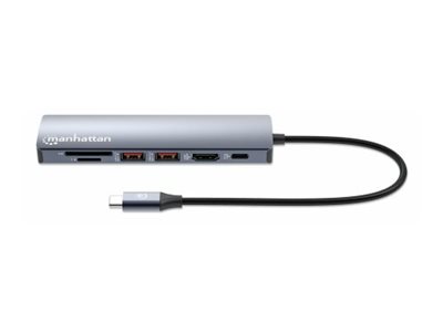 Manhattan 7-in-1 USB-C Dockingstation 4K