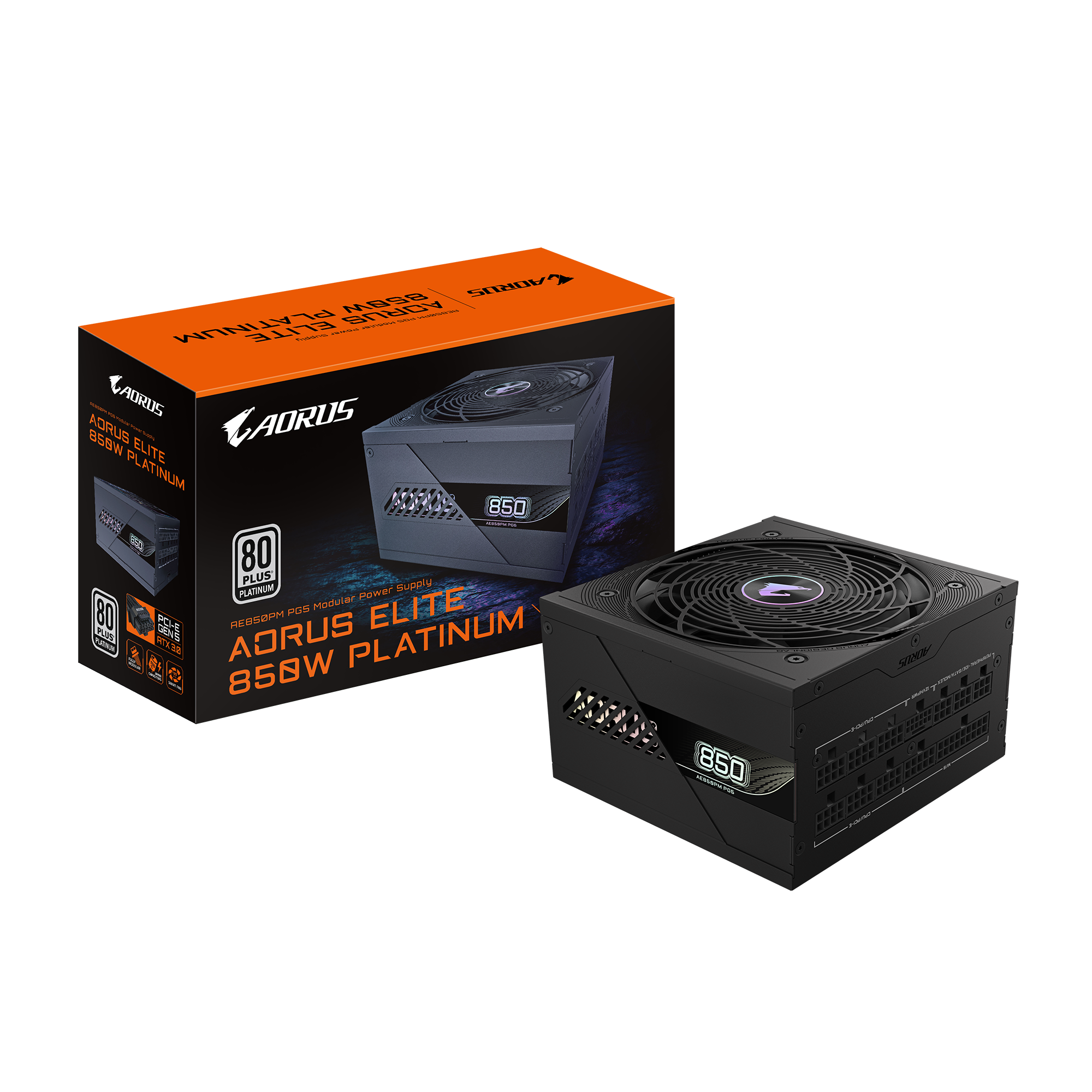 Gigabyte AORUS ELITE AE850PM PG5 Netzteil ATX12V 3.0 EPS12V