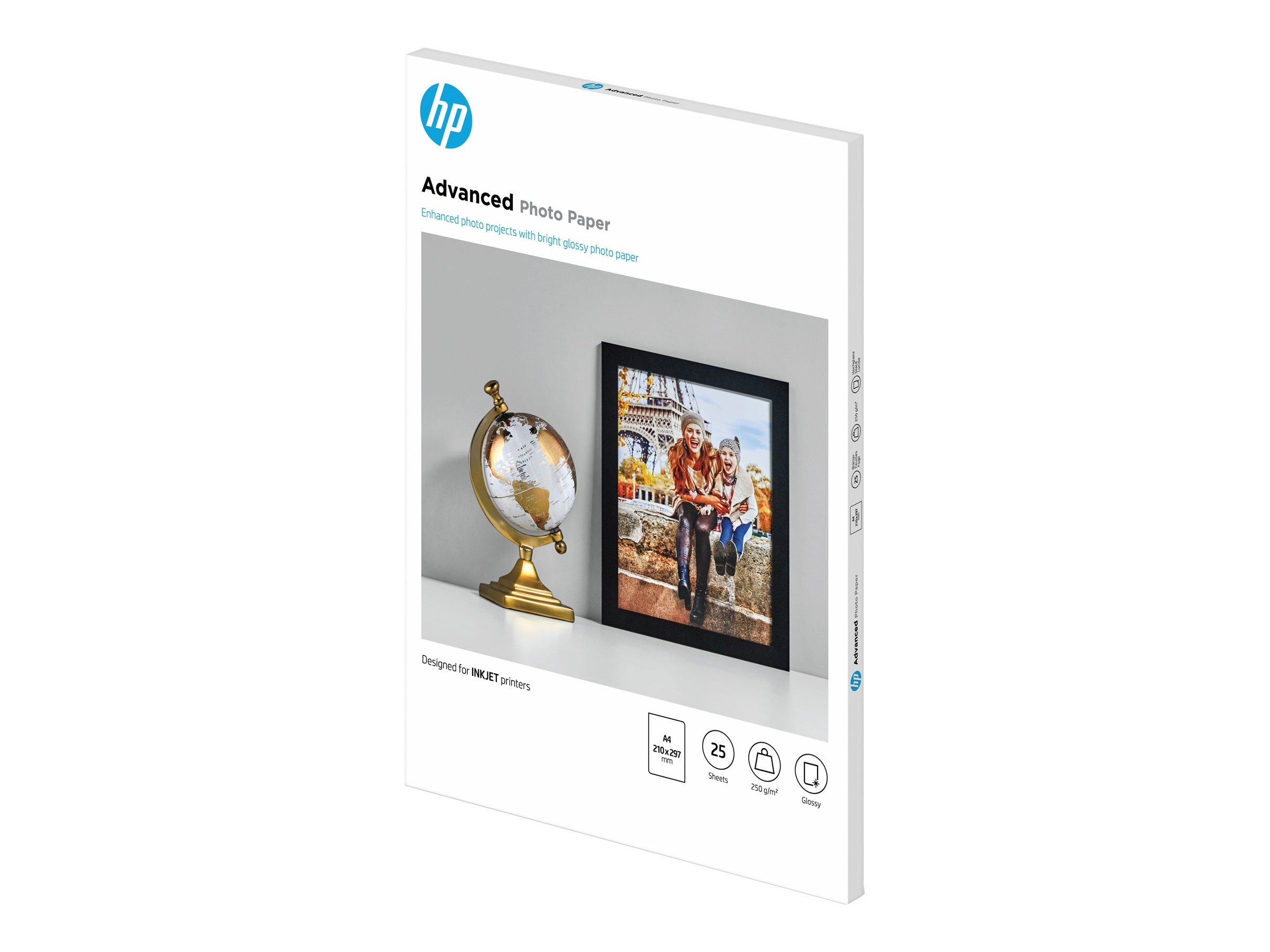 HP Fotopapier Q5456A A4 glänzend