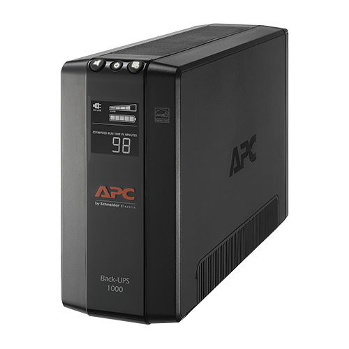 APC Back‑UPS Pro BX1000M 8 Outlets AVR LCD Interface