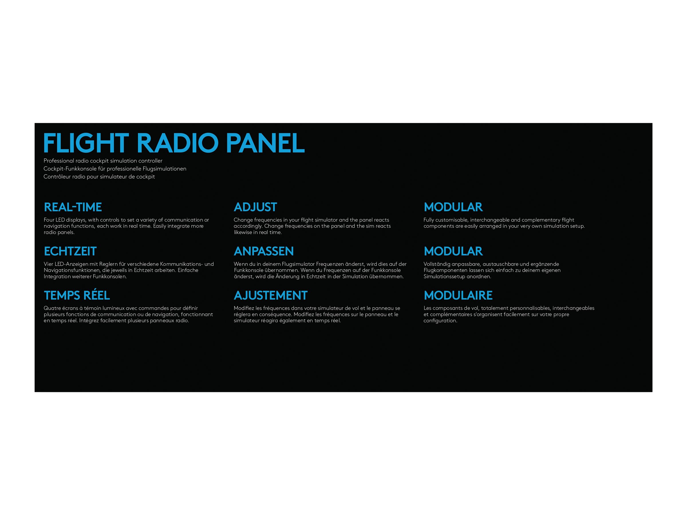 Logitech Flight Radio Panel