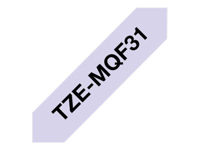 Brother TZe-MQF31 Schwarz auf Pastelllila