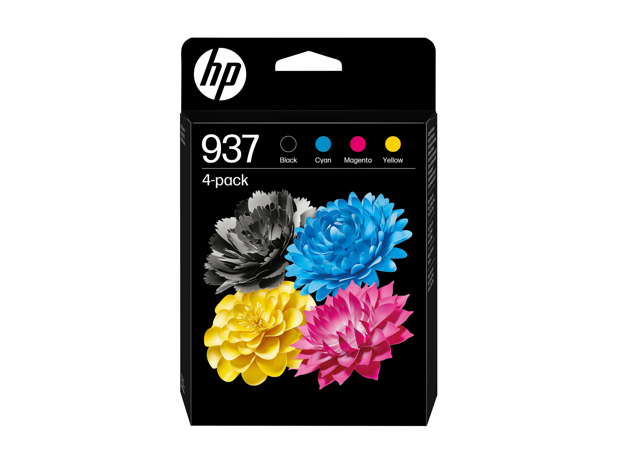 HP 937(6C400NE) schwarz, cyan, magenta, gelb Druckerpatronen, 4er-Set