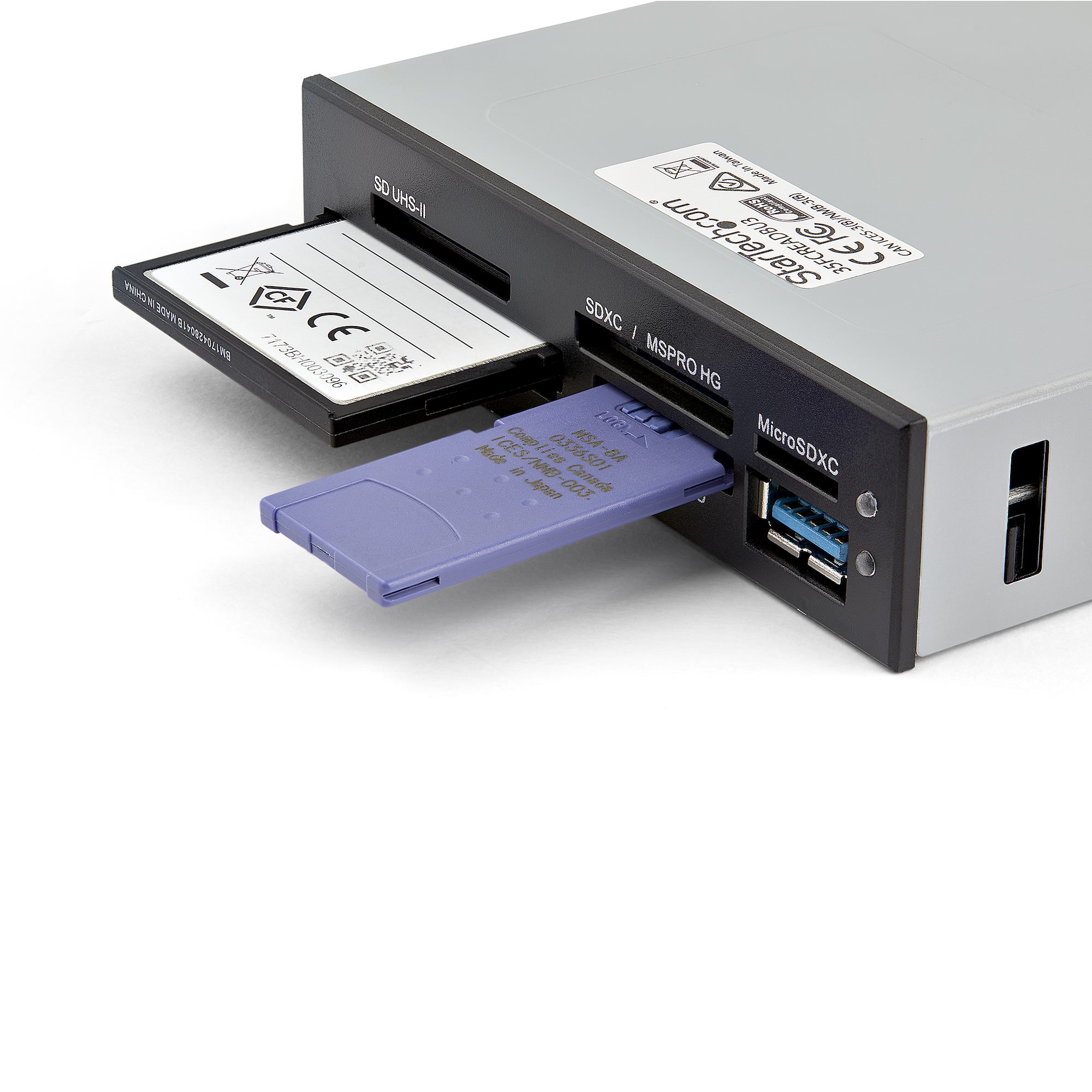 StarTech.com USB 3.0 Kartenleser UHS‑II 3,5 Zoll